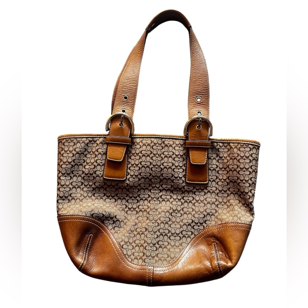 Brown Coach Tote Bag
